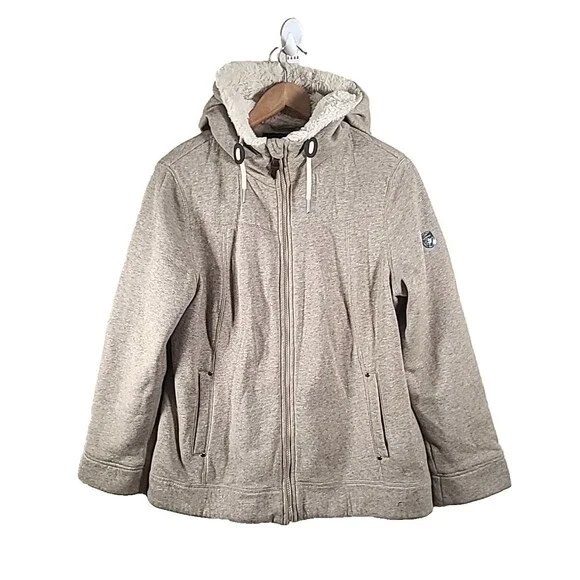 1 Madison Expedition Women's Knit Full Zip Hood Jacket Large - Picture 16 of 16